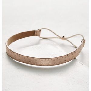 Anthropologie leather headband